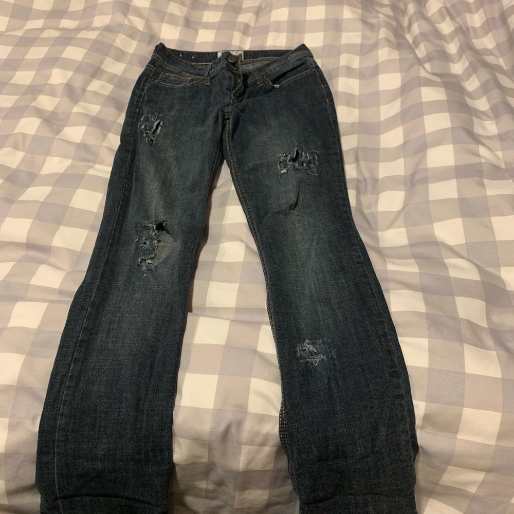 Jeans ripped